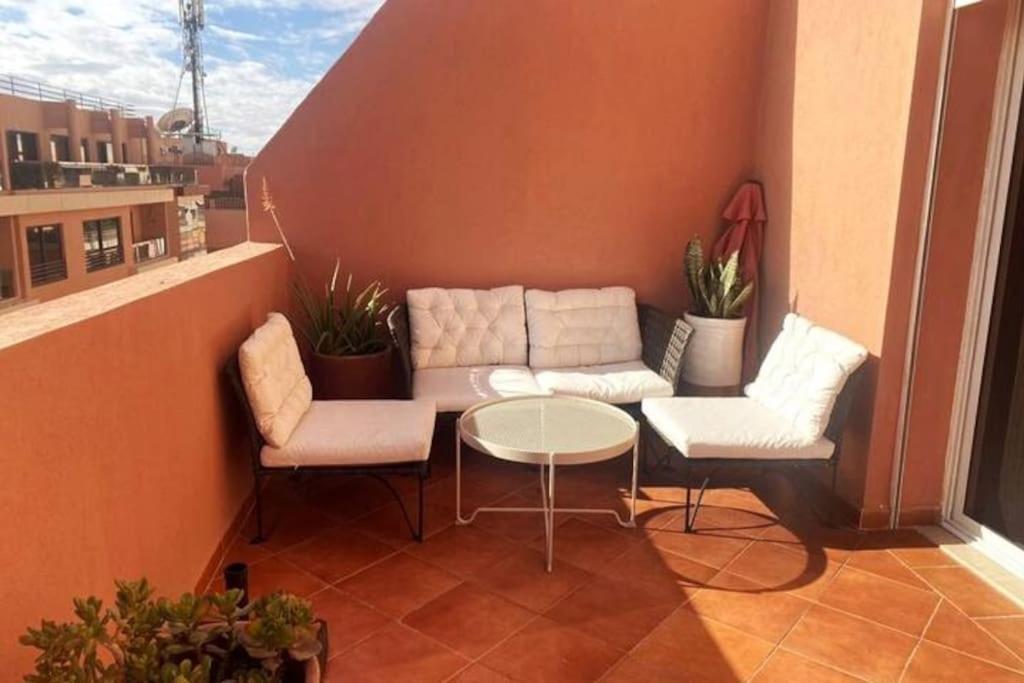 마라케시 Sunny Terrace & Comfy Beds In Marrakech 아파트 외부 사진